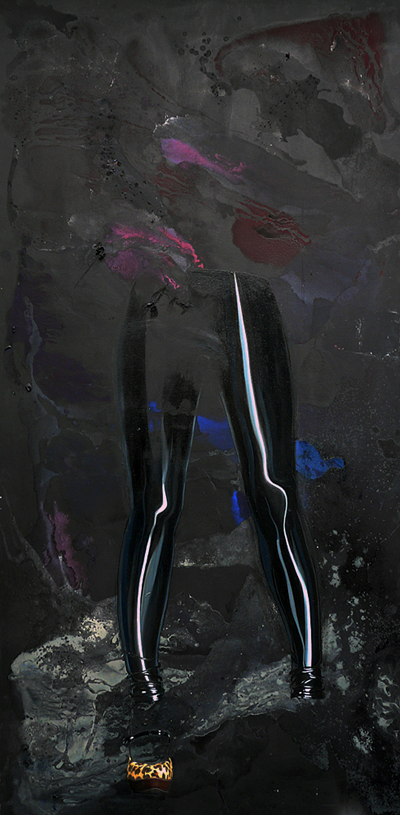 Anielka Hampson Painting Oil Slick